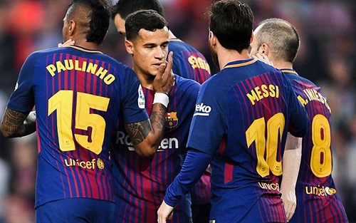 Video bàn thắng Barcelona 5-1 Villarreal: Dembele toả sáng hơn cả Messi