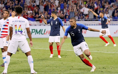 Video clip highlights bàn thắng Pháp 1-1 Mỹ: Người hùng Kylian Mbappe