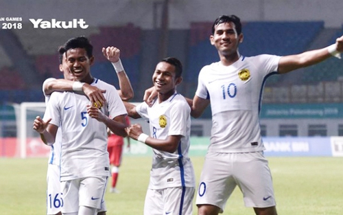 Vòng 1/8 bóng đá nam: Malaysia tin đội nhà sẽ giành huy chương tại ASIAD 2018