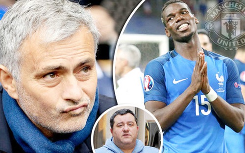 Siêu cò Mino Raiola lại ‘chơi chiêu’, Pogba ngày càng rời xa M.U