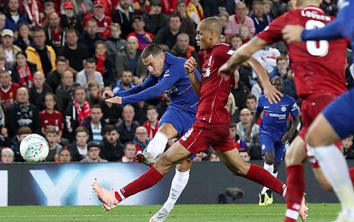 Video Liverpool 1-2 Chelsea: Hazard solo ghi bàn tuyệt đẹp, Liverpool nếm mùi thất bại