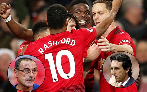 Cuộc đua Top 4 Ngoại hạng Anh: M.U bắt đầu khiến Chelsea, Arsenal lo lắng
