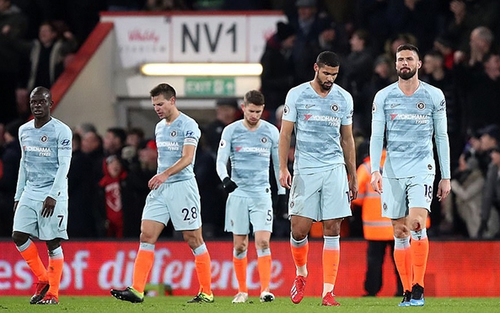 Ngoại hạng Anh vòng 24: Chelsea thảm bại khó tin, Liverpool mất điểm