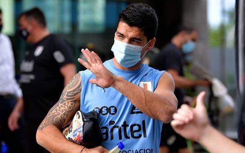 Luis Suarez nhiễm Covid-19, lỡ hẹn đại chiến với Brazil và Barcelona