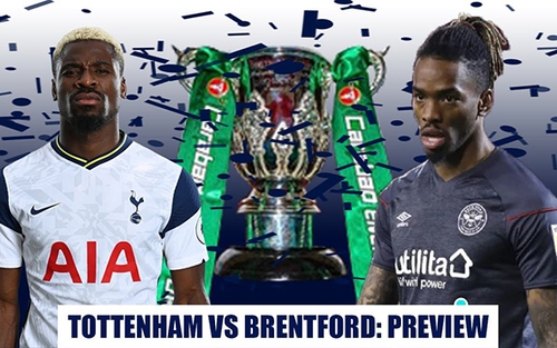 Kết quả bóng đá 5/1, sáng 6/1: Tottenham loại Brentford, vào chung kết Cúp Liên đoàn