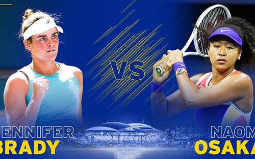 Lịch thi đấu Australian Open hôm nay. Trực tiếp Brady vs Osaka. TTTV