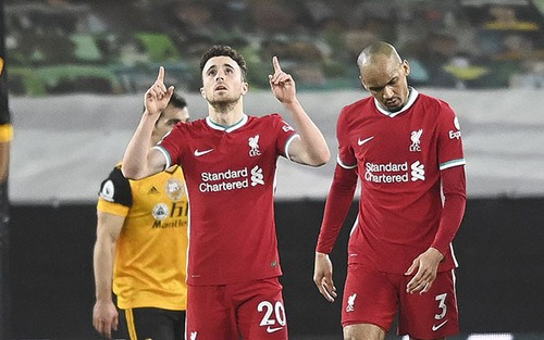 Wolves 0-1 Liverpool: Diogo Jota tỏa sáng, Liverpool lọt vào Top 6