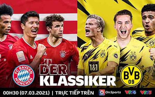 Video clip bàn thắng Bayern vs Dortmund