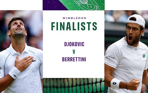 Link xem trực tiếp tennis Djokovic vs Berrettini. Trực tiếp chung kết đơn nam Wimbledon 2021
