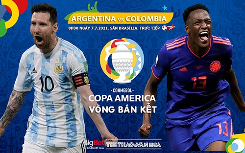 Kèo nhà cái. Soi kèo Argentina vs Colombia . Trực tiếp bóng đá Copa America 2021