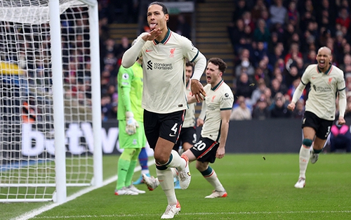 KẾT QUẢ bóng đá Crystal 1-3 Liverpool, Ngoại hạng Anh hôm nay