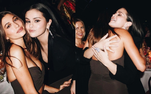 Chấn động cái ôm của Selena Gomez và tình địch Hailey Baldwin ở Academy Museum, thái độ bất ngờ giữa tin thù hằn vì Justin Bieber