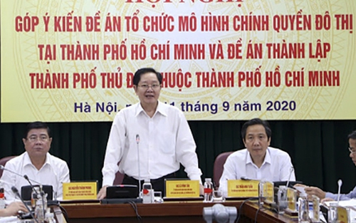 Hội nghị góp ý Đề án chính quyền đô thị Thành phố Hồ Chí Minh