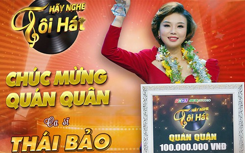 Ca sĩ Thái Bảo đoạt giải quán quân ‘Hãy nghe tôi hát 2021’