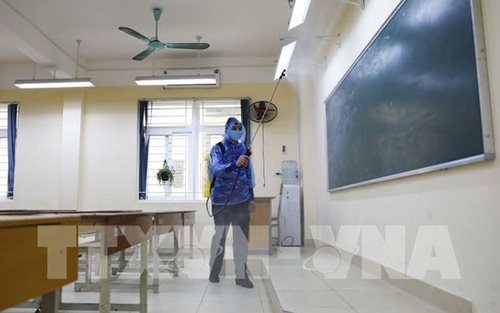 Các trường học Hà Nội nghiêm túc phòng chống dịch Covid-19 sau nghỉ lễ