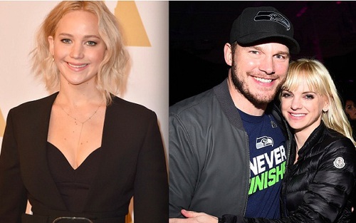 Chris Pratt ly thân vợ, dân mạng 'ném đá'... Jennifer Lawrence