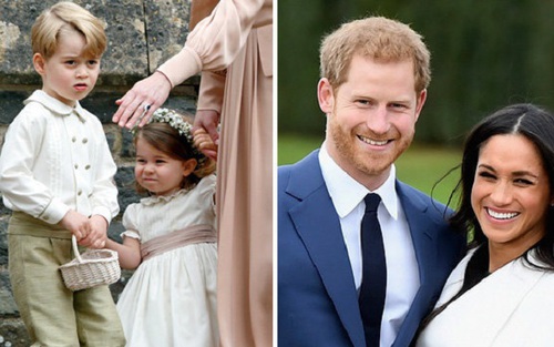 Công chúa và Hoàng tử nhà William sẽ làm phù dâu, phù rể trong đám cưới chú Harry