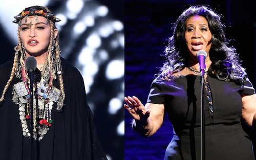 MTV VMA: Madonna gây phẫn nộ vì toàn 'tự sướng' trong bài phát biểu tưởng nhớ Aretha Franklin