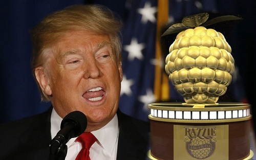 Quyền lực như Tổng thống Mỹ Donald Trump cũng không thoát khỏi... đề cử Mâm xôi vàng 2019