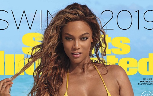 Tyra Banks gợi cảm chết người trên bìa số tạp chí đặc biệt của Sports Illustrated