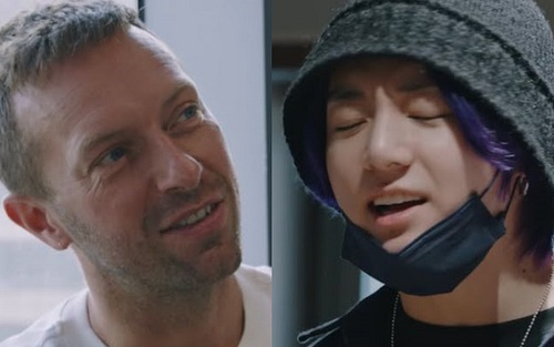 Jungkook BTS sung sướng với phản hồi của Chris Martin Coldplay