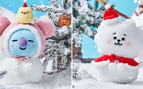 Ngắm bộ sưu tập búp bê BT21 'đẹp xỉu' phiên bản Giáng sinh về BTS