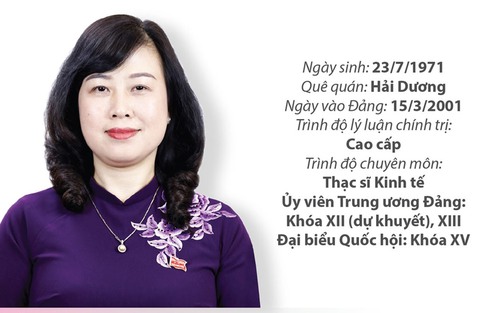 Quá trình công tác Quyền Bộ trưởng Bộ Y tế Đào Hồng Lan