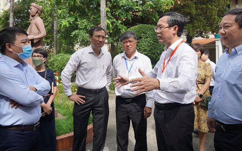 Kiểm tra công tác chuẩn bị Kỳ thi tốt nghiệp Trung học Phổ thông 2022 tại TP HCM