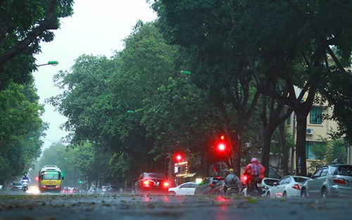 Hà Nội tuyệt đẹp trong 'cơn mưa vàng', sấu rụng đầy đường phố cổ