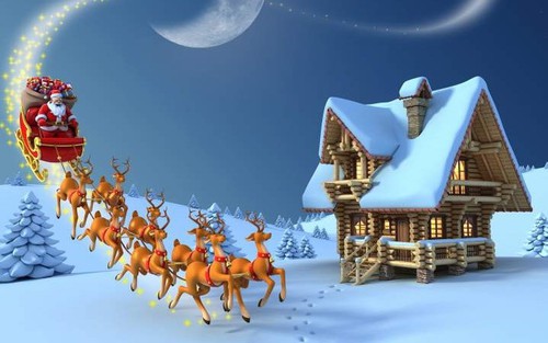 Google 'Mừng mùa lễ hội' với ông già Noel, cây thông Noel, tuần lộc, kẹo que