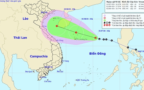 Tin áp thấp nhiệt đới mới nhất trên Biển Đông