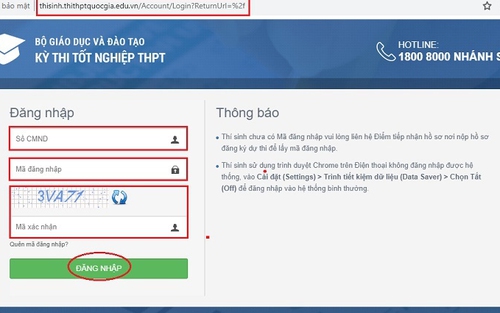 Tra cứu điểm thi tốt nghiệp THPT 2020