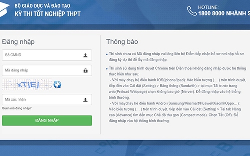 Tra cứu điểm thi THPT Quốc gia 2021