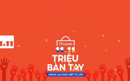 Ví điện tử AirPay đồng hành cùng Shopee gây quỹ Shopee 11.11 Triệu Bàn Tay