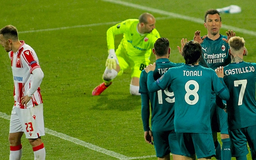 Video clip bàn thắng trận Milan vs Sao đỏ Belgrade