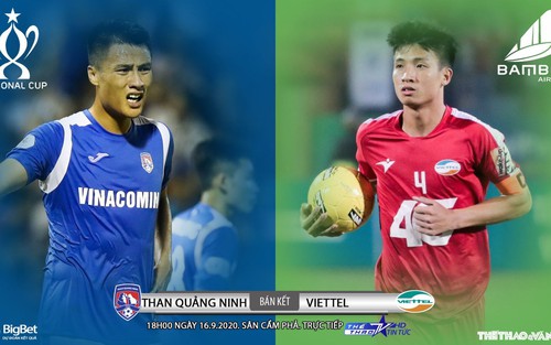 Soi kèo bóng đá Than Quảng Ninh đấu với Viettel. Trực tiếp bóng đá cúp Quốc gia. VTC3