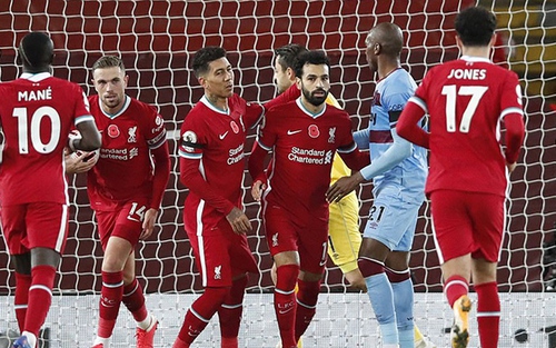 Liverpool 2-1 West Ham: Salah - Jota tiếp tục tỏa sáng giúp Liverpool ngược dòng
