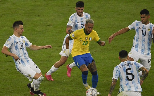 Trận chung kết Copa America 2021 bị chỉ trích vì quá bạo lực