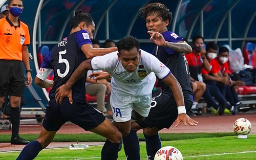 Campuchia 3-0 Lào: HLV Honda giành 3 điểm đầu tiên