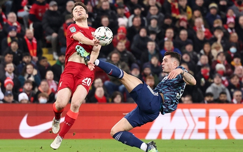 Liverpool 0-0 Arsenal: Xhaka nhận thẻ đỏ, Arsenal hòa vất vả với Liverpool