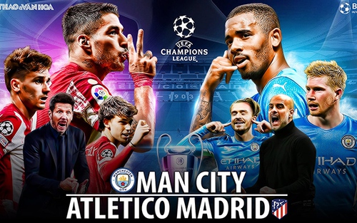 Soi kèo nhà cái Atletico Madrid vs Man City. Nhận định, dự đoán bóng đá Cúp C1 (2h00, 14/4)