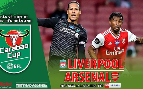 Soi kèo nhà cái Liverpool vs Arsenal. Nhận định, dự đoán bóng đá Cúp Liên đoàn Anh (2h45, 14/1)