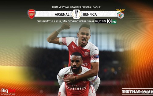 Soi kèo nhà cái Arsenal vs Benfica. K+PM trực tiếp bóng đá cúp C2 châu Âu