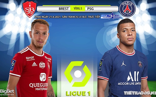 Soi kèo nhà cái Brest vs PSG và nhận định bóng đá Pháp Ligue 1 (2h00, 21/8)