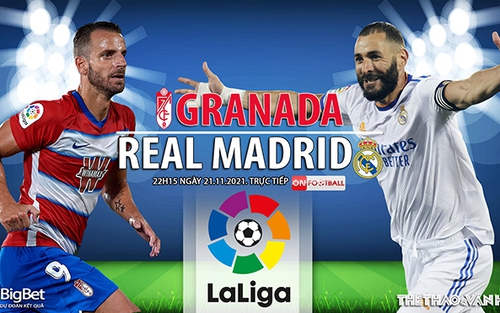 Soi kèo nhà cái Granada vs Real Madrid. Nhận định, dự đoán bóng đá La Liga (22h15, 21/11)