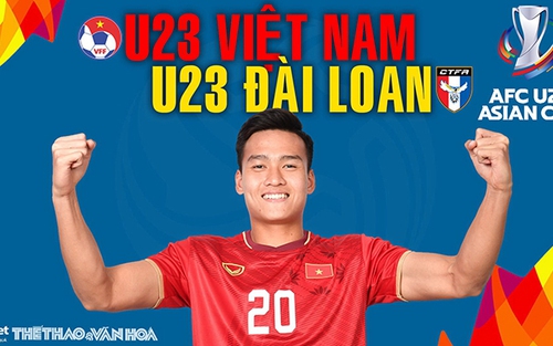 Soi kèo nhà cái U23 Việt Nam vs U23 Đài Loan. Nhận định, dự đoán bóng đá U23 Châu Á (17h00, 27/10)