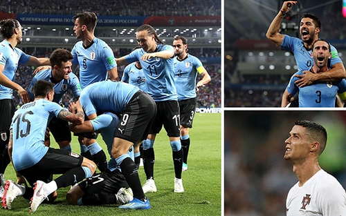 Uruguay 2-1 Bồ Đào Nha: Cavani lập cú đúp, tiễn Ronaldo về nước cùng Messi