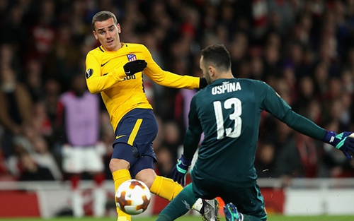 Video clip highlights bàn thắng Atletico Madrid 1-1 Arsenal (luân lưu 3-1)