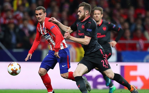 Atletico Madrid 1-1 Arsenal (luân lưu 3-1): Pháo thủ chưa thể đòi món nợ Europa League