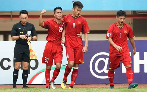 Tiếc nuối khi Văn Nam bỏ lỡ cơ hội ghi bàn đáng tiếc cho U19 Việt Nam trước U19 Jordan